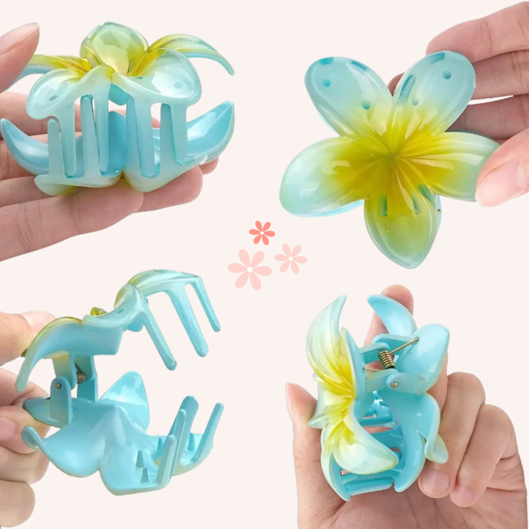 3 Pinces à cheveux Fleurs