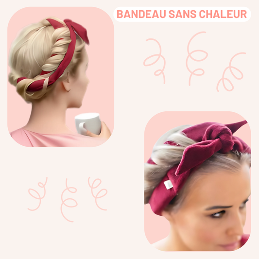 Bandeau bigoudi sans chaleur