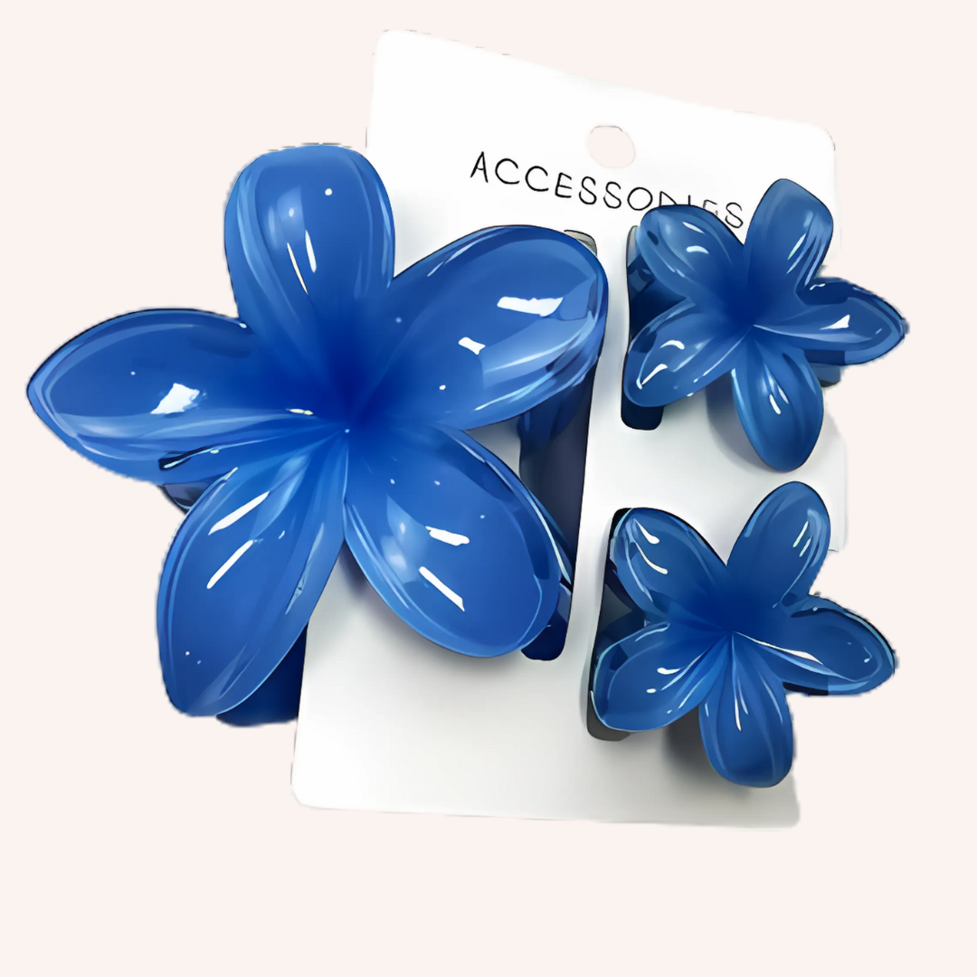 3 Pinces à cheveux Fleurs