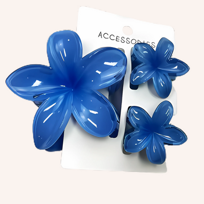 3 Pinces à cheveux Fleurs