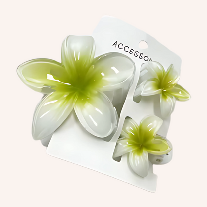 3 Pinces à cheveux Fleurs